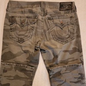 True Religion Ricky Big T Camo Khakis